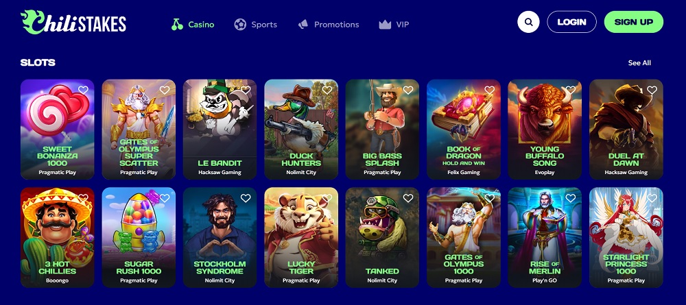 ChiliSTAKES slots
