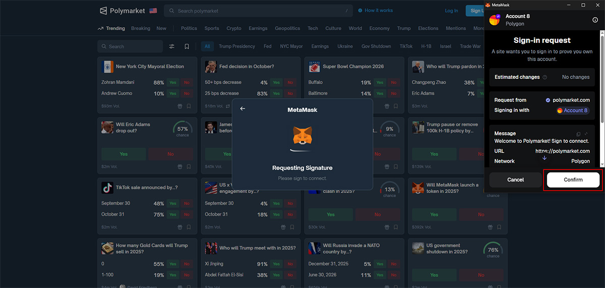 48942 polymarket metamask modula5