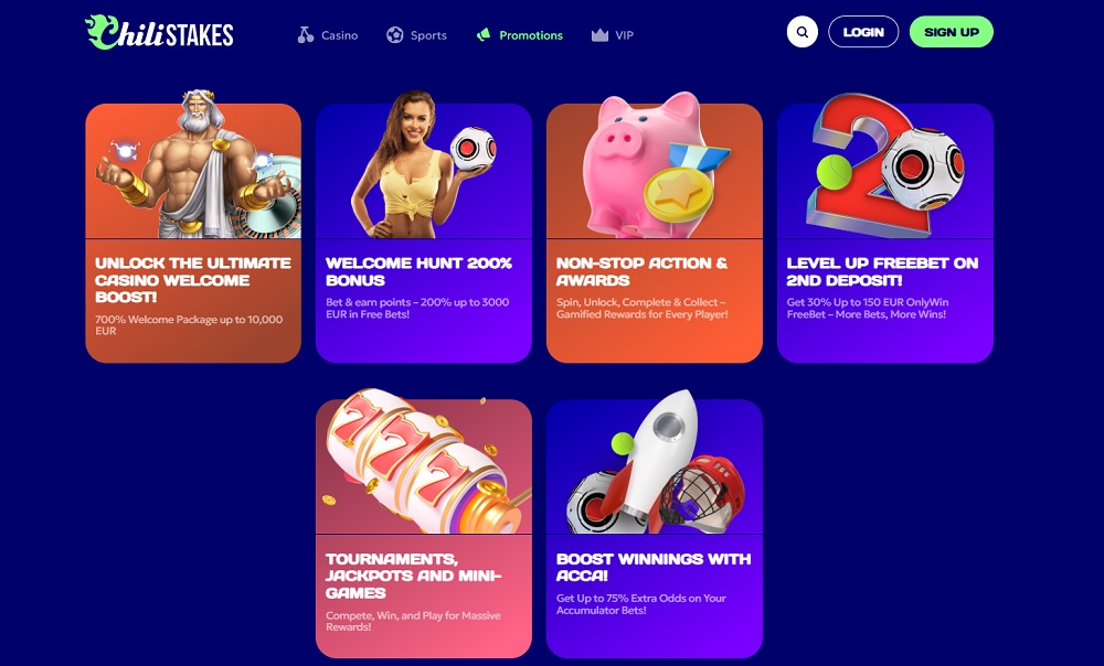 ChiliSTAKES bonuses