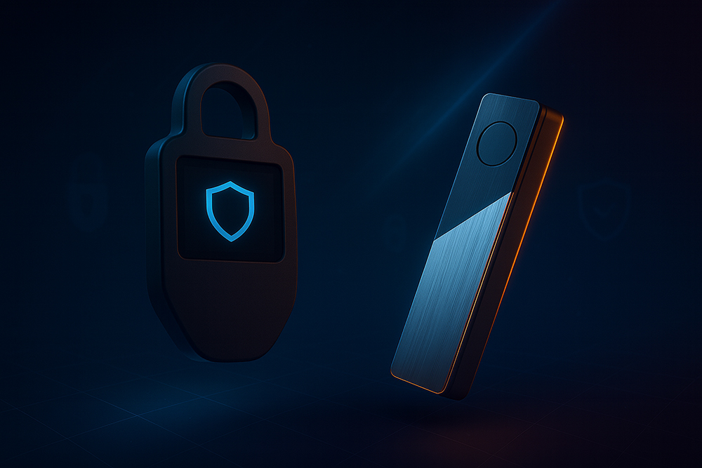 Preview of Trezor and Ledger hardware wallets