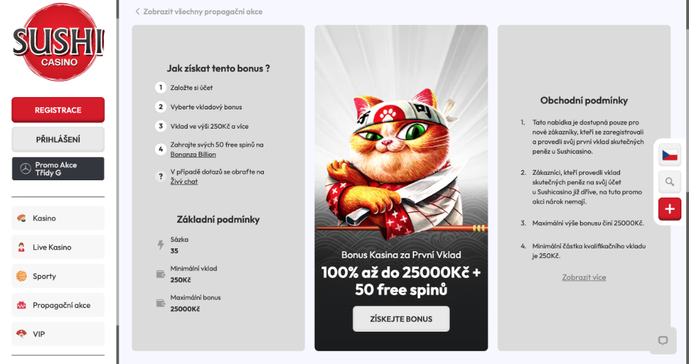 Sushi Casino free spins [How to claim free spins?]