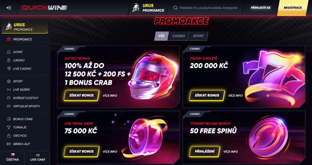 Can you get a no deposit bonus at QuickWin Casino?