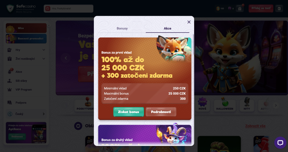Can you get a no deposit bonus at Safecasino? intro