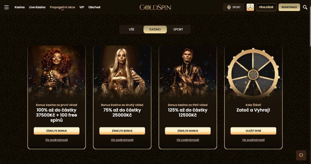 GoldSpin promo code