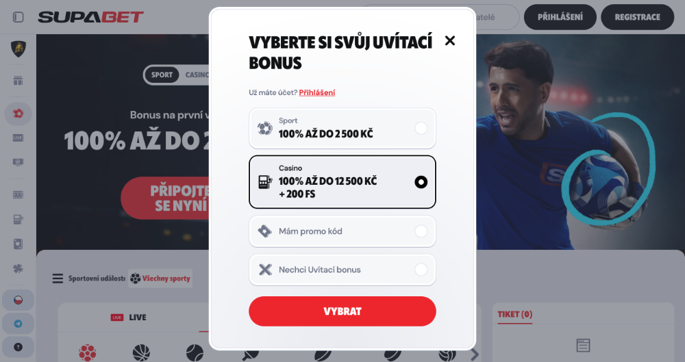 Supabet registration