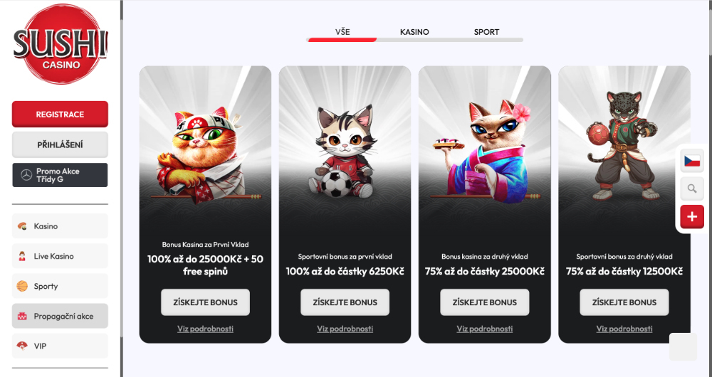 Sushi Casino bonus offer