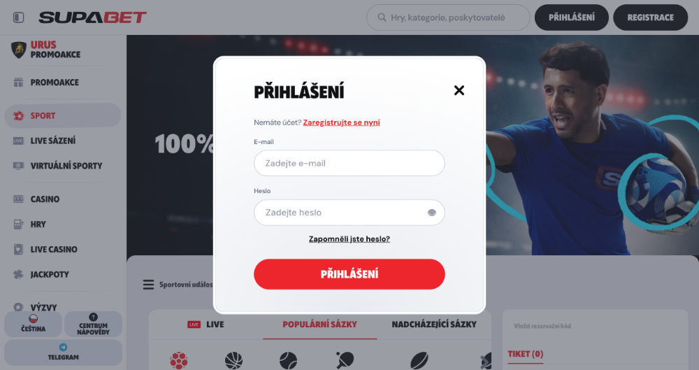 Supabet login