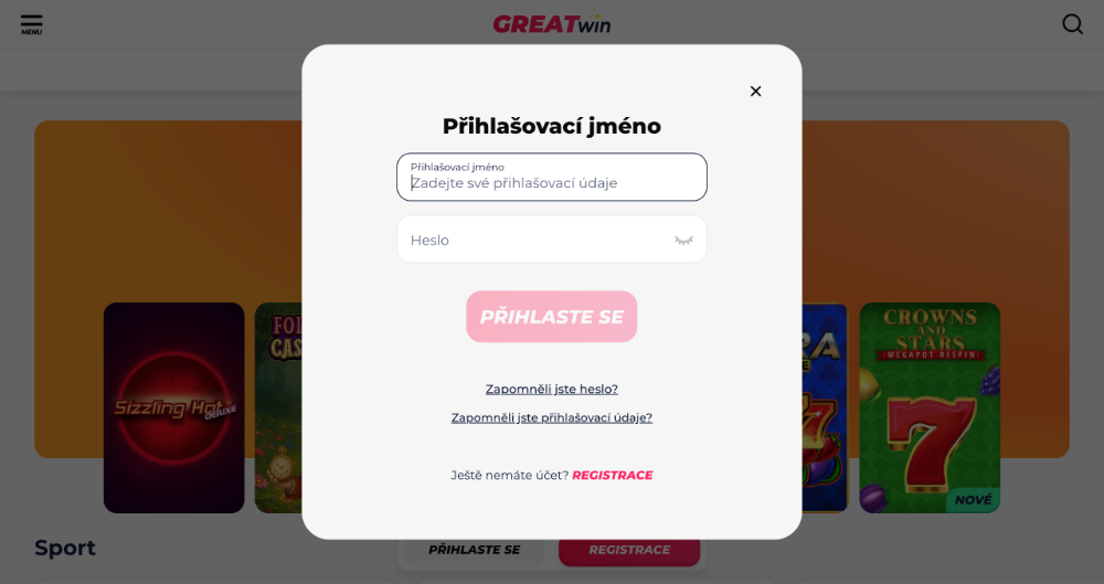 GreatWin login, login guide