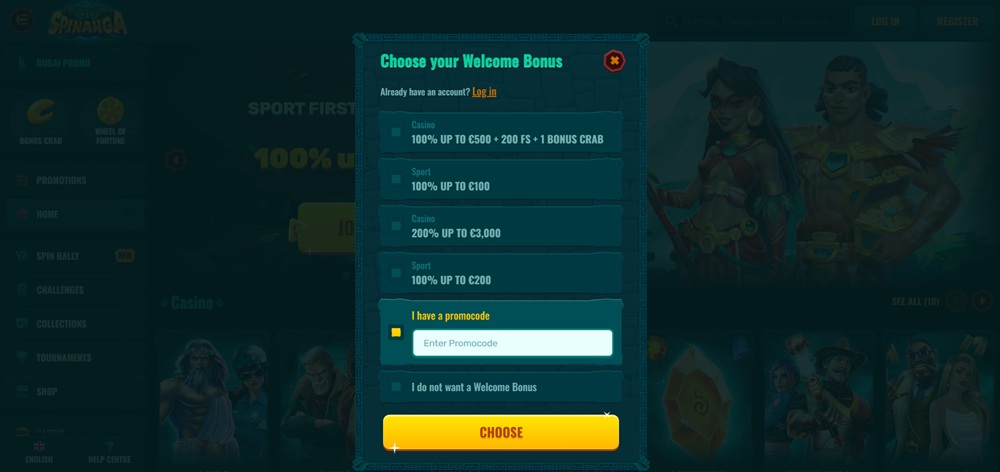 spinanga promo code preview
